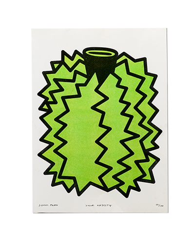 Durian A4 Risograph Print